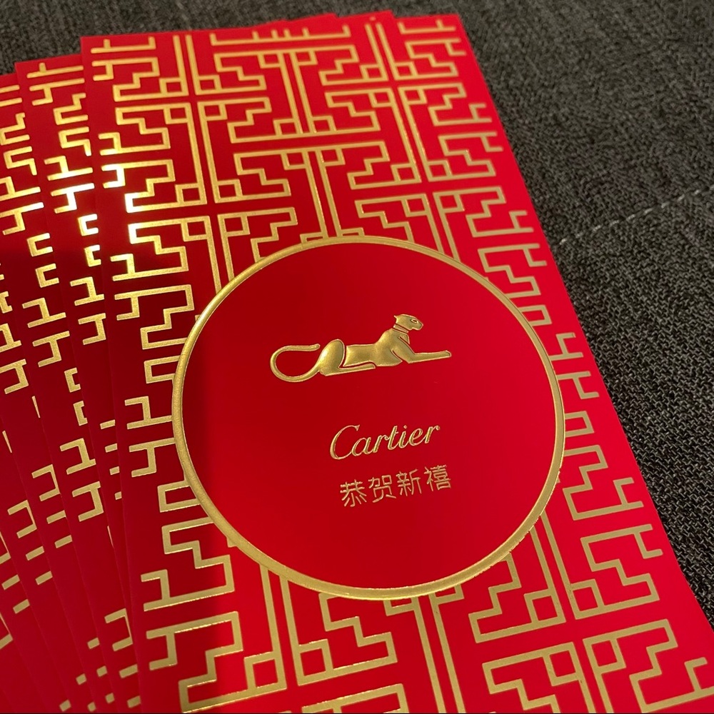 Authentic Cartier Red Envelopes - image 6